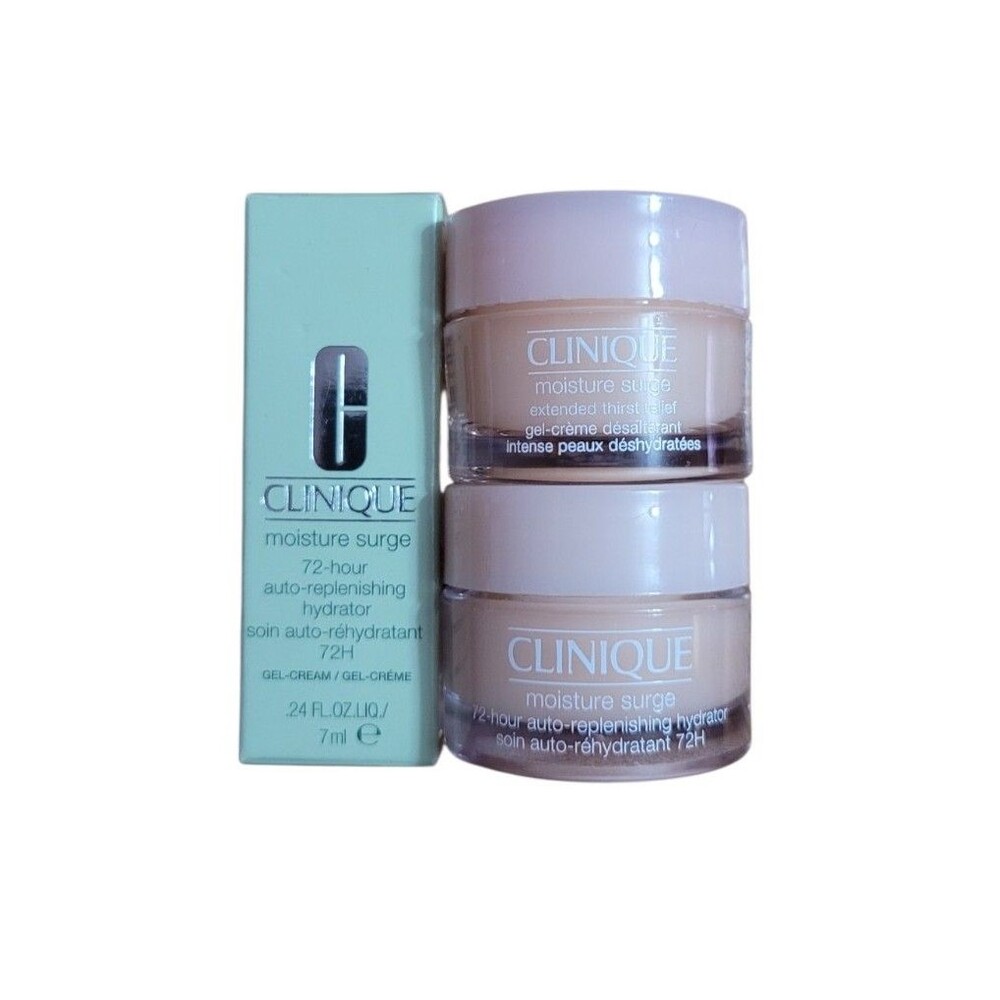 3x Travel Size Clinique Moisture Surge 37mL total NEW